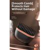 Anti-Scald Shell Mini Cordless Bangs Comb Lightweight Hair Straightener Brush  Women
