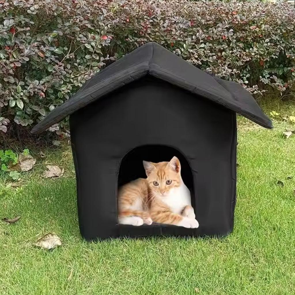 Waterproof Outdoor Pet House Winter Warm Pet Bed Tent Cat Nest Foldable and Washable Portable Travel Nest for Small Cat Puppy