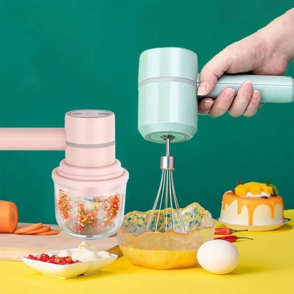 3 Speeds Electric Hand Blender High Power Portable Egg Beater Baking Mixer  Household Baking