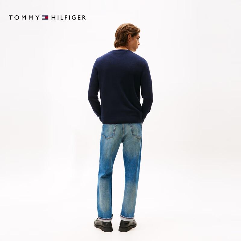 Tommy Hilfiger Men's Solid Cashmere Round Neck Sweater