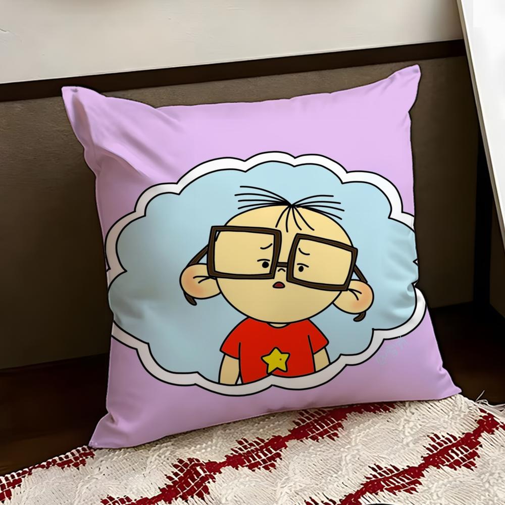 Cartoon BBig Ear Tutu Cushion Cover Reversible Soft Durable Pillow Cover Home Car MultiScene Use for Daily Comfort