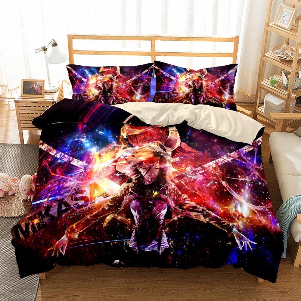 Attack On Titan Duvet Cover Anime Cartoon Bedding Set Adult Boys Girls Bedroom Decoration Kids Gift Single Double King Size