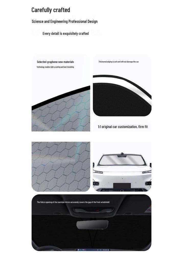Graphene Windshield Sunshade for Nissan Ariya/NV200