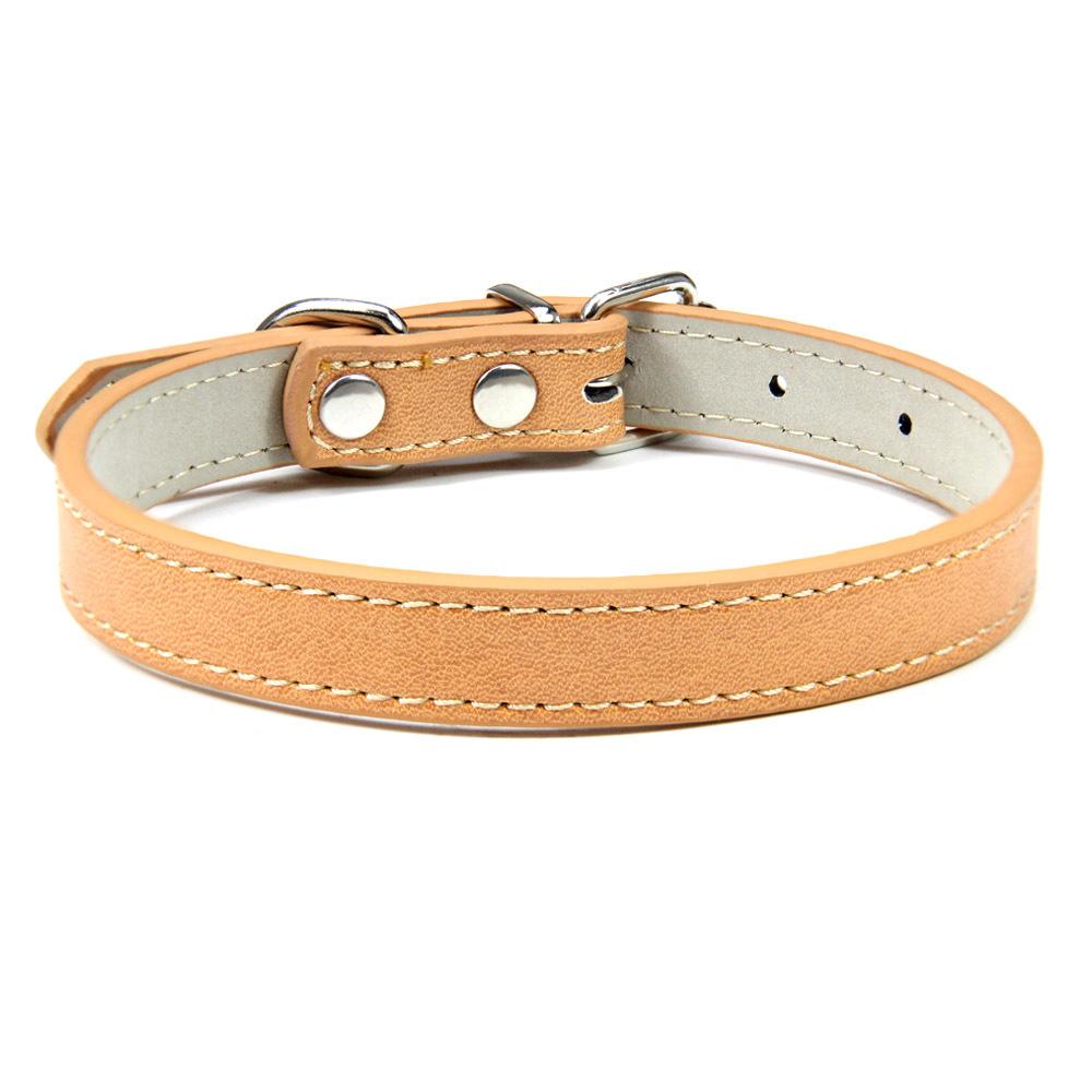Strictly selected PU leather collar small and medium dog collar 2024 pet collar accessories cat collar