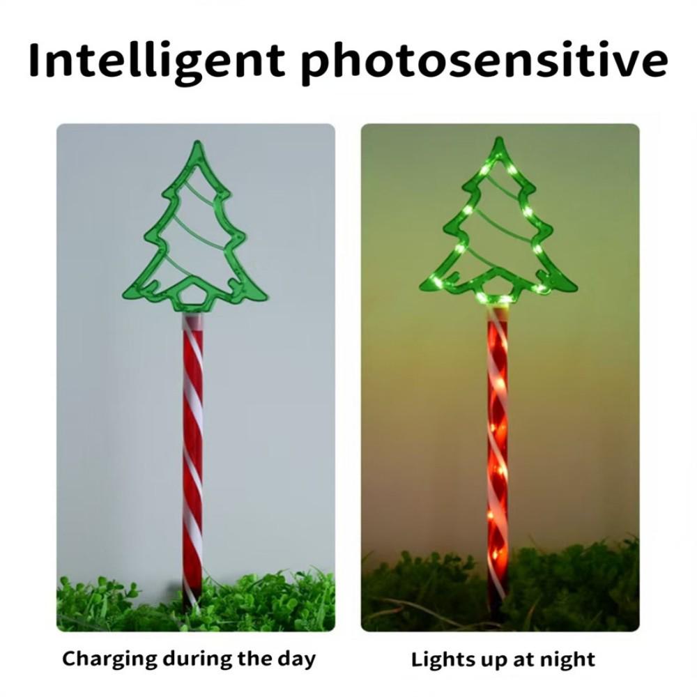 Solar-Powered LED Christmas Tree Garden Light Decorations