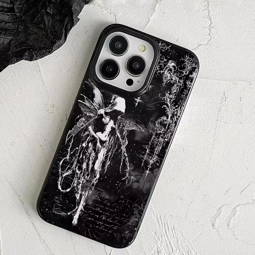 Custodia per Telefono Scultura Ragazza Gotica per Xiaomi Redmi Note 14 13 12 11 Pro Plus 4G 5G 11S 14C 13C 9T 9A 9C 4A A1 A2 POCO C65 Cover