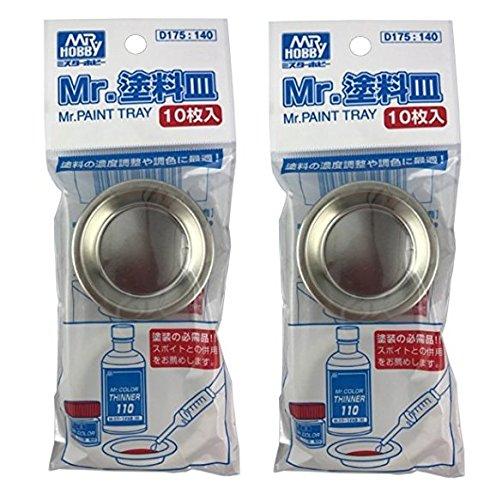 

Пакет GSI Creos, штук х 2 пакета, всего 20 шт. Инструмент для рисования GSI Creos Paint Plate Hobby Painting Tool D175 [2 набора] (10 кусочков) Мистер.