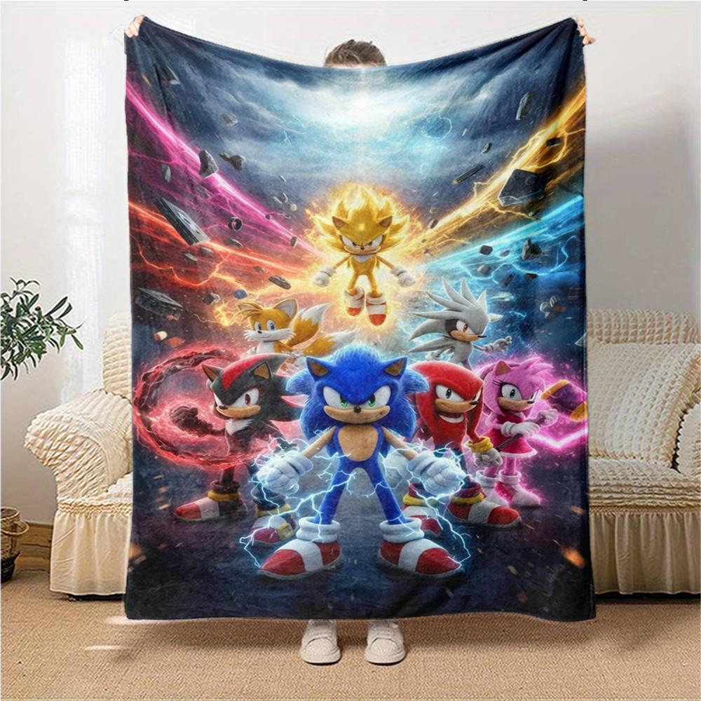 1Pc Speedsters Action Blanket For Couch Bed Plush Cozy Fuzzy Blanket Super Soft Warm Blankets For Fall And Winter 0918239