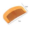 Wood Labor Wooden Comb Head Massager Anti-Static Peach Wood Comb Peach Wood Promote Blood Circulation Wood Comb Hair Styling