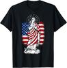 Patroness of The USA Blessed Virgin Mary Catholic Art T-Shirt