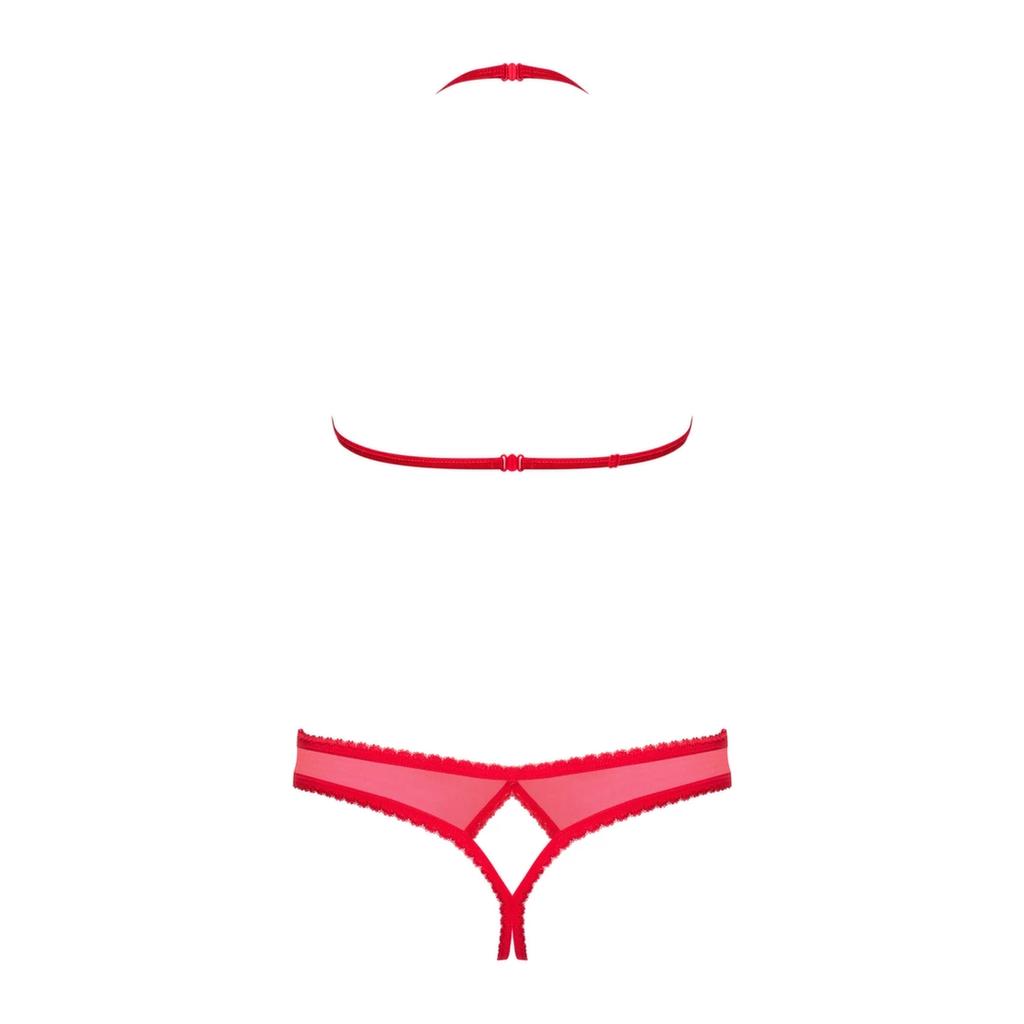 Obsessive - Sexy Red Set 870-Sec-3 S/M