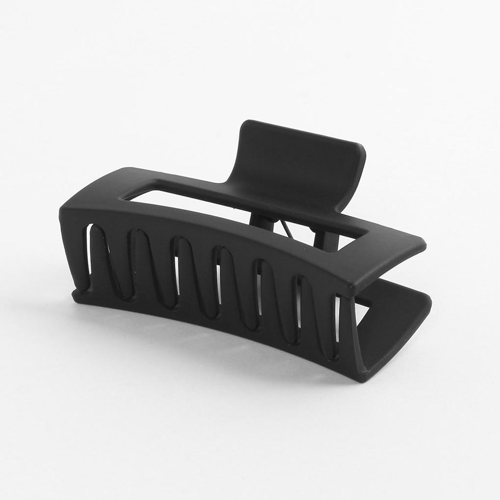 Damen Matte Quadratische Haarspange (Schwarz) Hochstecknadel