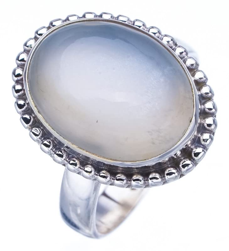

StarGems® Natural Cats Eye Handmade 925 Sterling Silver Ring 8 F2471