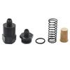 Aluminum Black 6AN Inline Fuel Filter 30 Micron