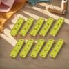 10Pcs Double Scale Soft Tape Measure Yellow Tailor Cloth Ruler  For Weight Loss