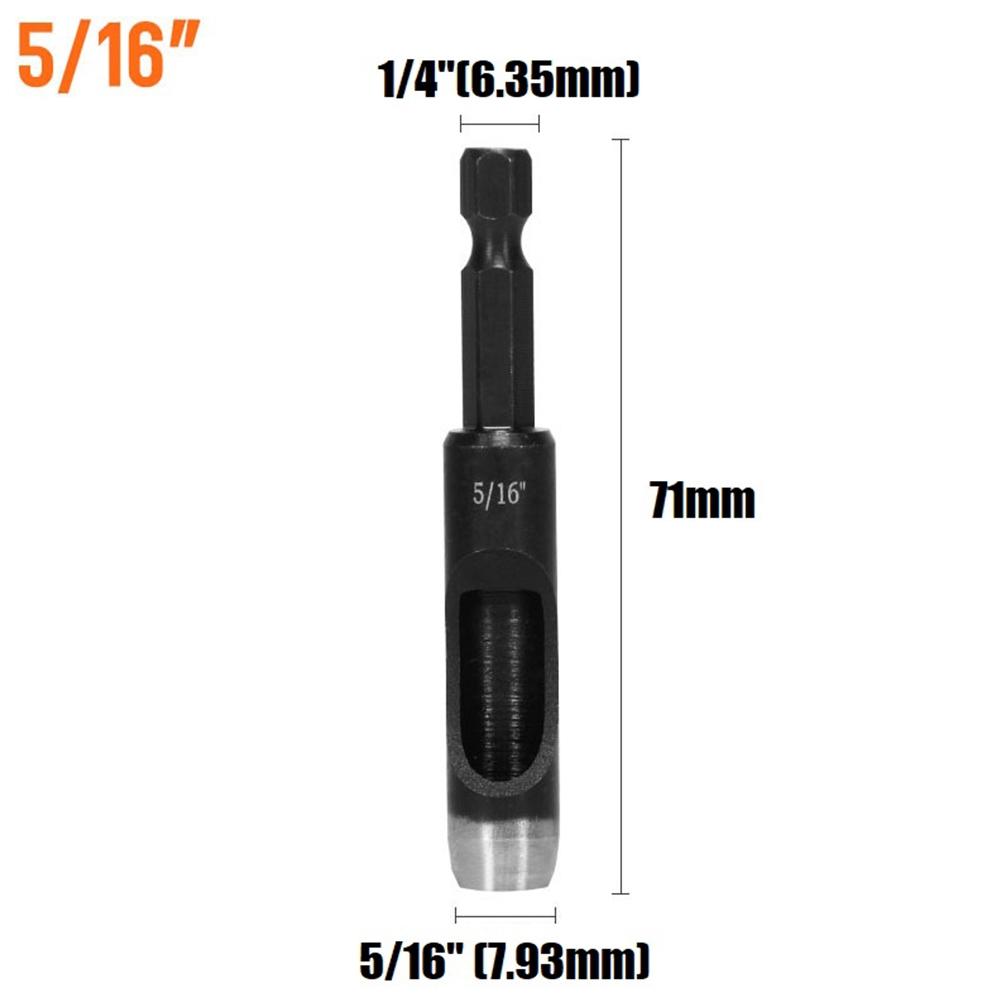 Hollow Hole Punches 3/8\'\' 7/16\'\' 1/2\'\' Carbon Steel