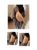 Lambswool Plush Crossbody Bag: 2024 Winter Versatile Small Chest Bag for Women In Solid Colors