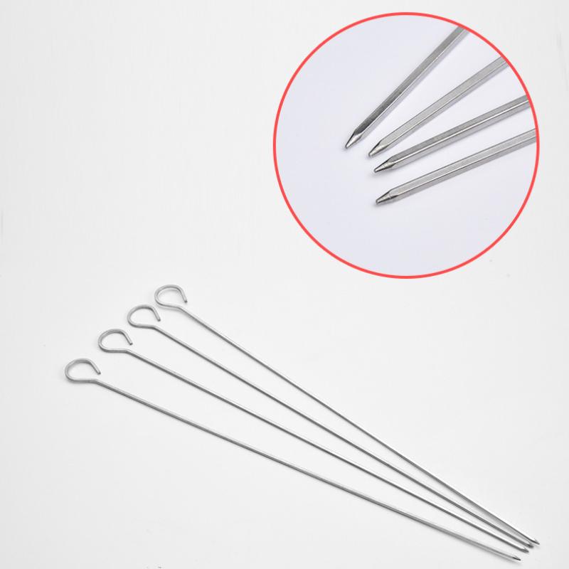 10Pcs/Set Stainless Steel BBQ Tools Set Spatula Fork Tongs Knife Brush Skewers Barbecue Grilling Utensil Camping Outdoor Cooking Tool Set