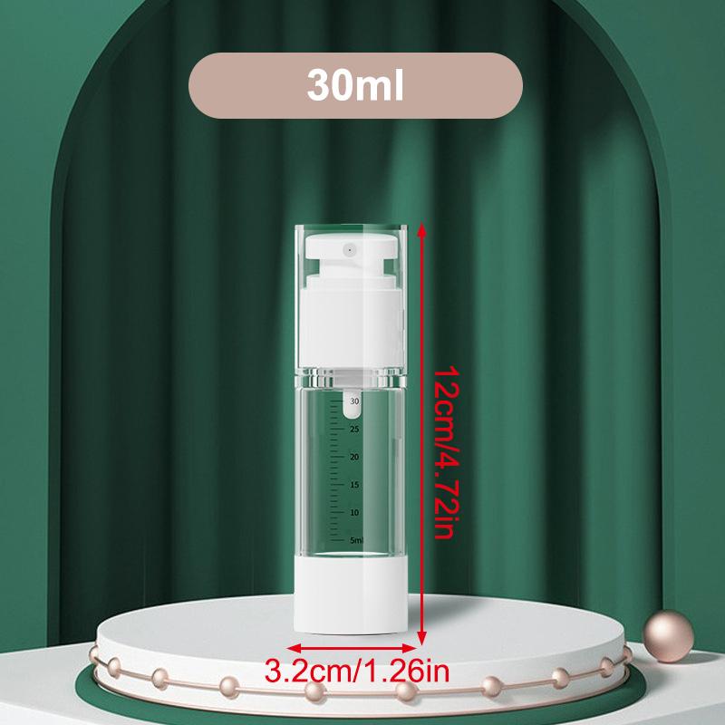 15/30/50Ml As Vacuum Lotion Spray Bottle With Scale Travel Portable Refillable Bottles Liquid Foundation Cosmetics Container