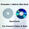 1/2/4 buc Ritek Imprimabil 3"(8cm) Disc Mini DVD-R Gol 1.4GB 30min Viteză 4X Înscriptibil Pentru Cameră Video Stocare Date și Video