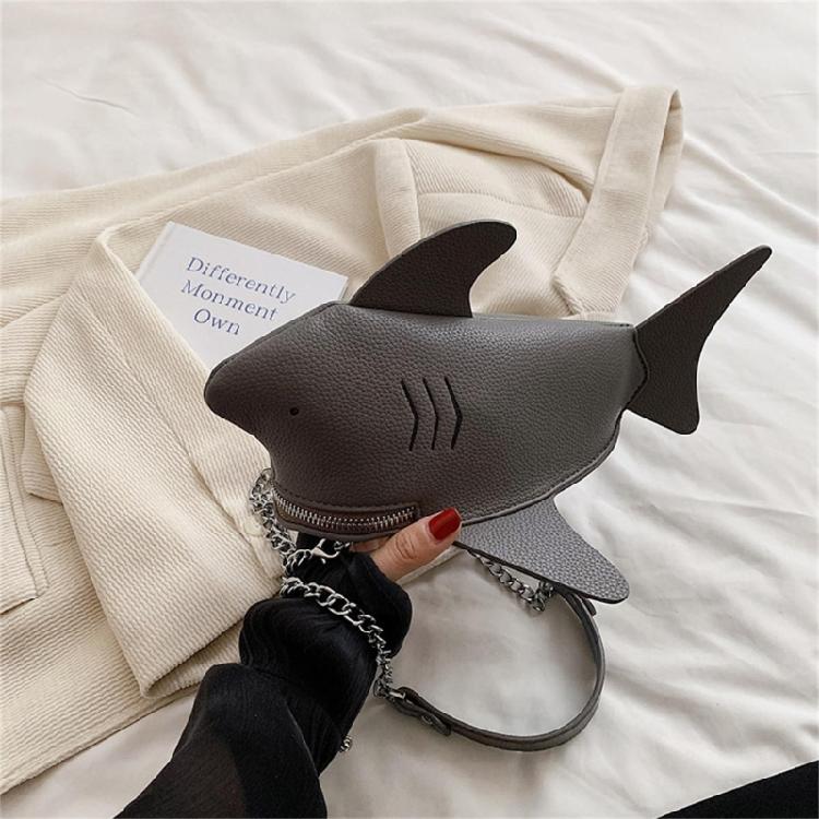 Playful Cartoon Animal Shape Women's PU Shoulder Bags Chain Sling Crossbody Bag