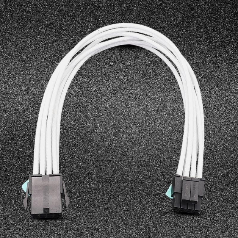 8Pin CPU Power Extension Cord with Fire Resistant Sleeve Enhances Stability for CPU Video Card High Conductivity
