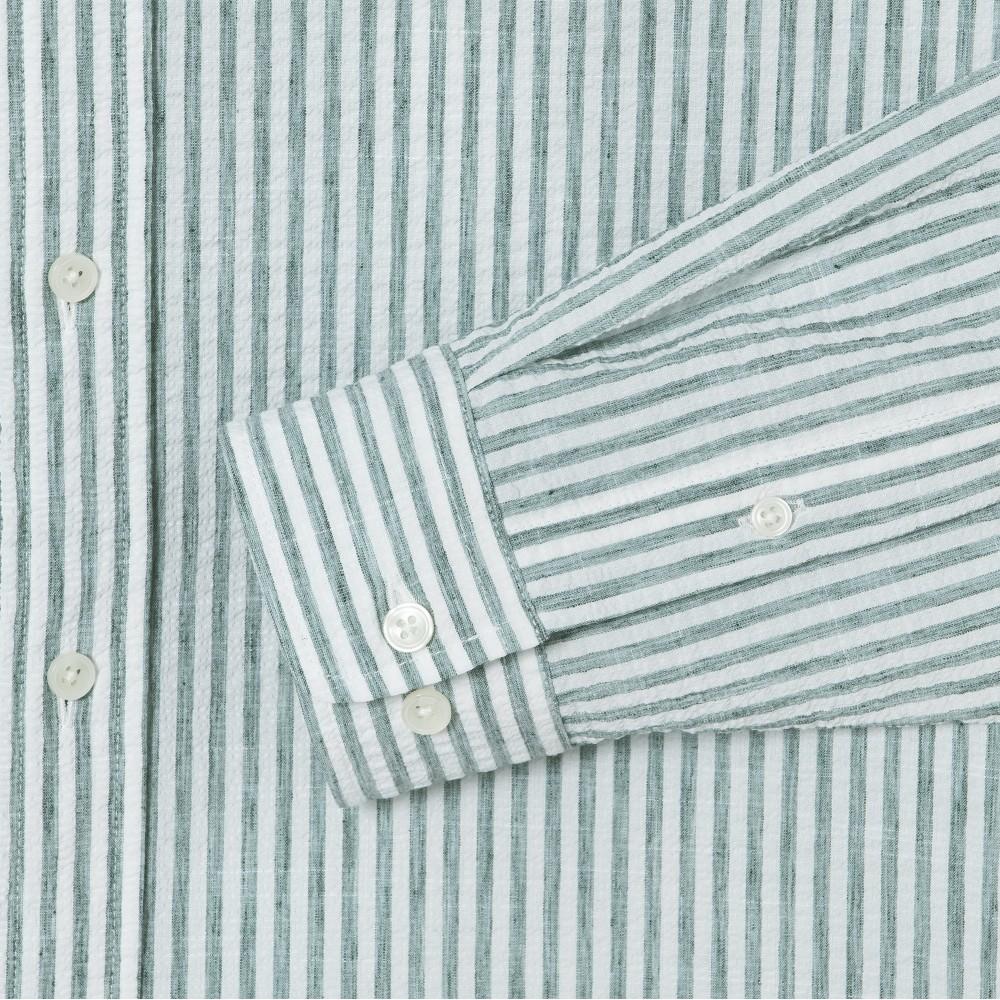 Lacoste Men's Linen Blend Stripe Shirt CH838E-56G132