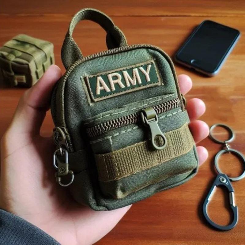 

Креативный мини-рюкзак из ткани, брелок, многоцелевая монетница, рюкзак, сумка для ключей, уличные аксессуары, подарок для взрослых, подростков