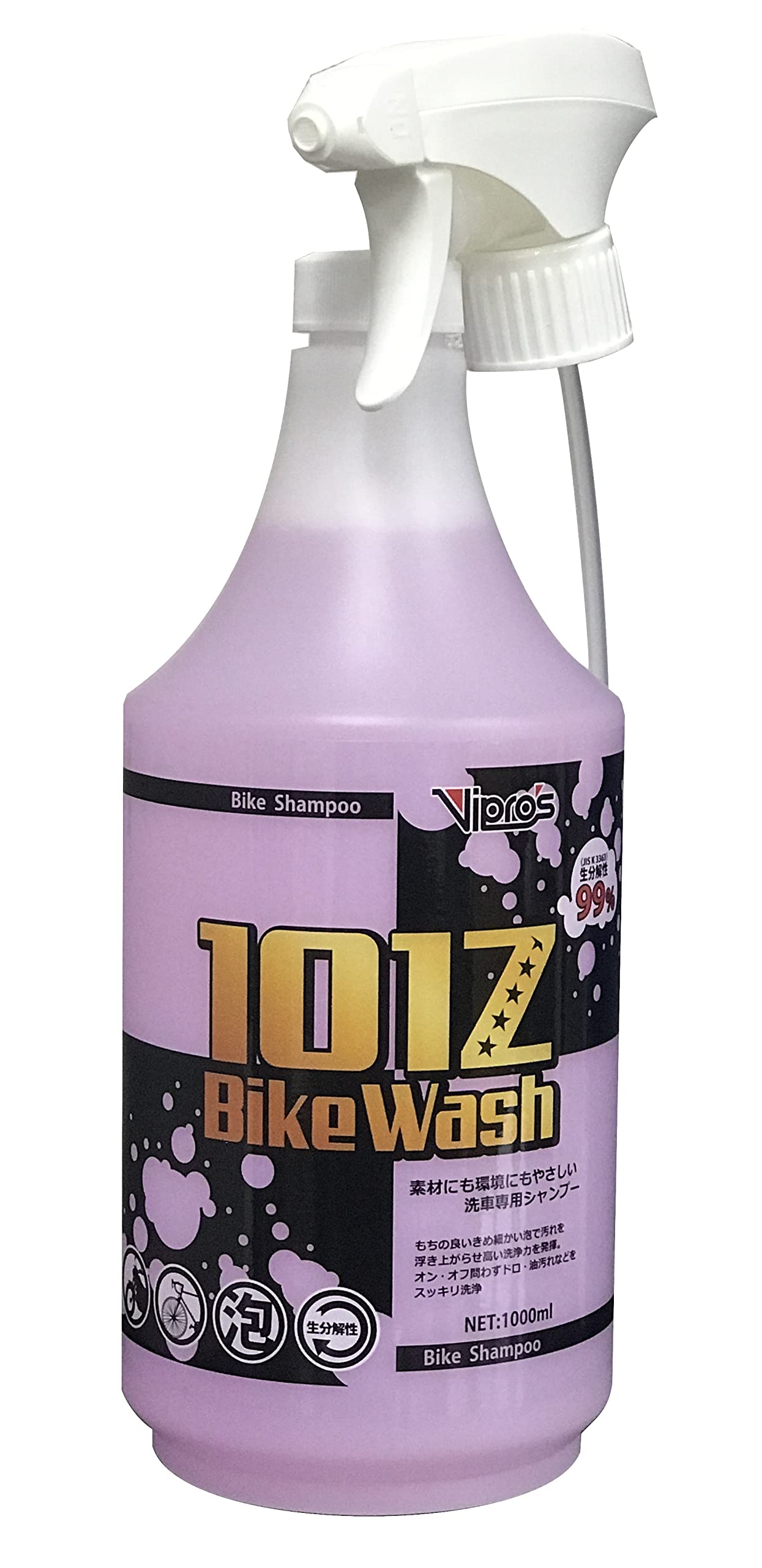 

101Z BIKE WASH Мотоциклетный шампунь Vipro s, 1000 мл, VS-101