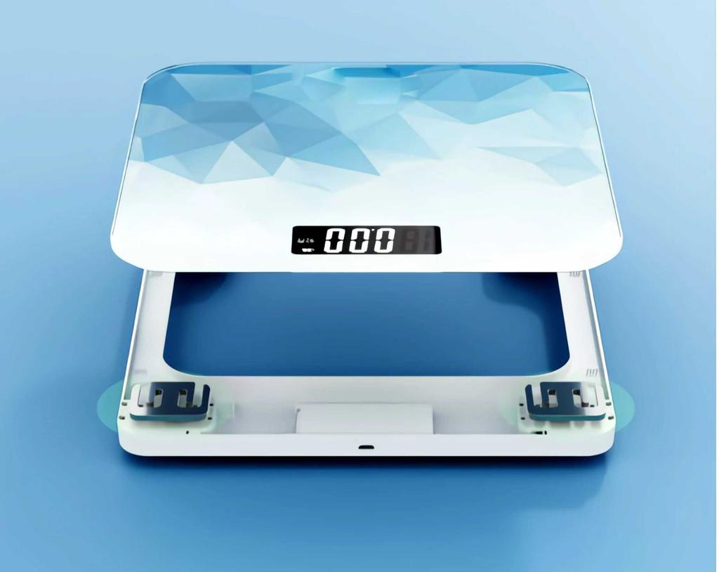 1pc Home Health Scale Bathroom Scale High Precision Digital Body Scale With Large LCD Display Weighing Up To 396 Pounds