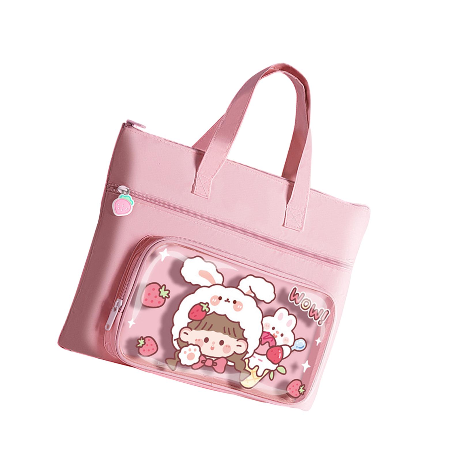 

Womens Handbag Large Capacity Oxford Cloth Trendy Portable Tuition Bag Students