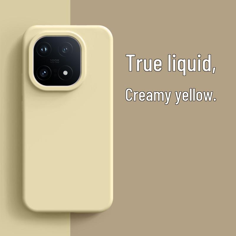 IQOO15 Silicone Phone Case: High-End, Solid Color, Dirt-Resistant, Anti-Fall Protective Cover for Women