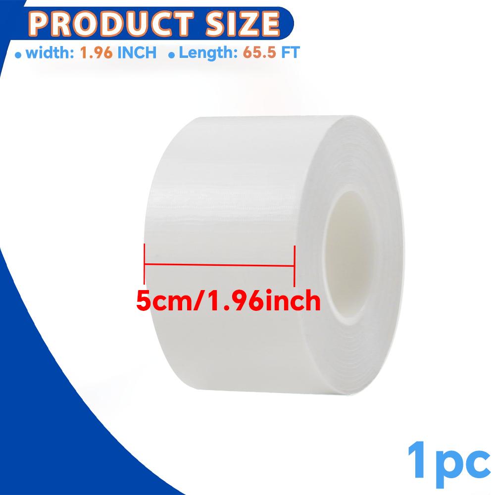 

Самоклеящаяся ветрозащитная уплотнительная лента для окон, уплотнительная лента для швов, прочная пыле- и водонепроницаемая клейкая лента, утеплитель для дверей 50mm&20m белый