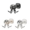 360 Degrees Rotating Kitchen Utensil Holder Under Cabinet Kitchen Utensil Hooks Drilling Free Adhesive Kitchen Utensils Hanging Rack