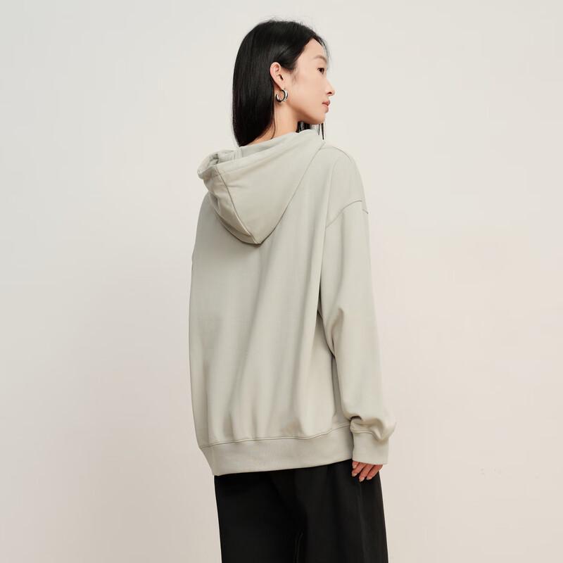 Elva' Island Women's Casual Letter Print Hooded Sweatshirt