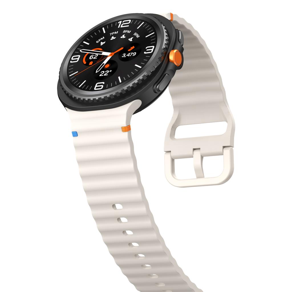 Straps for Samsung Galaxy watch 8/8 classic/7/FE/5 Pro/6/444mm 40mm Silicone Sport Belt Bracelet Correa Galaxy watch Ultra Band