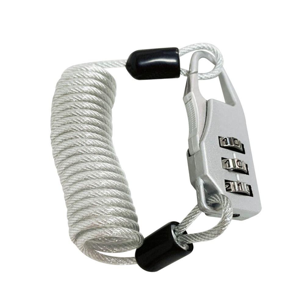 Multifunctional Anti-theft Wire Rope Padlock 3-digit Locks Security Code Security Lock Number Code Smart Combination Lock