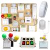Baby Activity Busy Board Accessories Busy Edge Montessori Sensory Toys Socket Electrical Busy Board DIY Toys Parts For Children