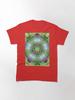 Pentangle Pastel Shades Multicolored Kaleidoscope Pentangle Pattern 4 Classic T-Shirt