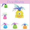 Funny Monster Toy With Big Eye For Children Purple Environmental Material