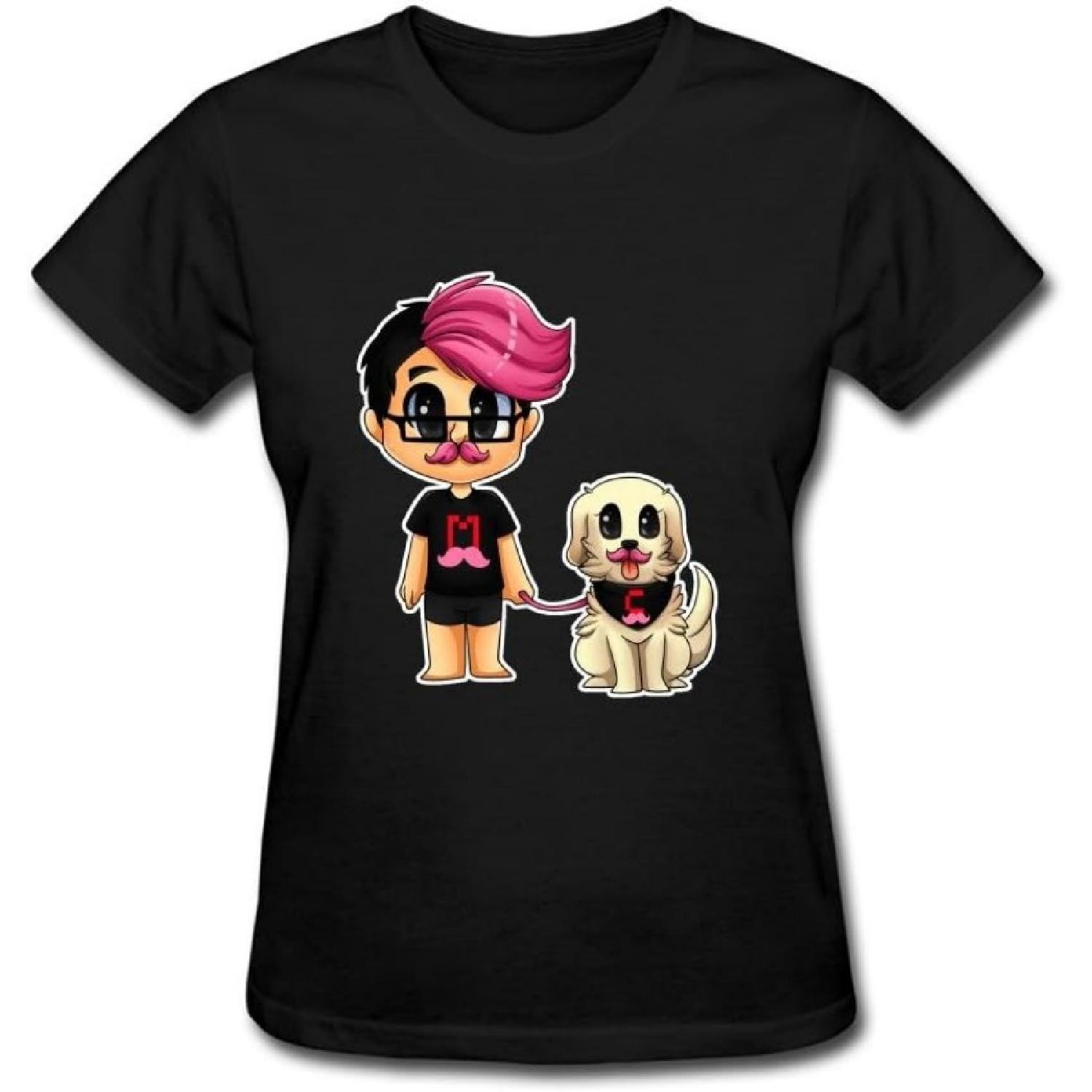 Kingdiny Women s Markiplier and Dog T Shirt XXXXXL разноцветный