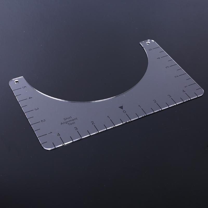 T-Shirt Alignment Ruler Centering Tool Placement Graphic Guide Tough Printed T-Shirt DesignRuler Ruler Guide Size Chart