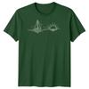 Sailboat Sunset Sailing Travel Unisexs TShirt Ocean Line Art