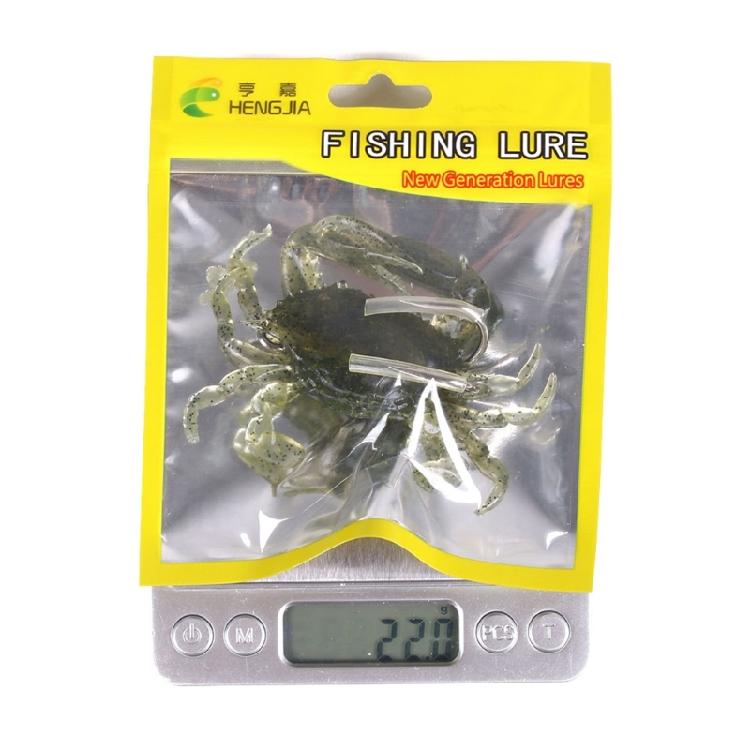 Simulation Crab Bait-with Sharp-Hook Artificial Soft Silicone-Lures Fishing-Lure
