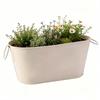 Rustic Iron Flower Pot Vintage Plant Pot Practical Metal  Planter  Windowsill