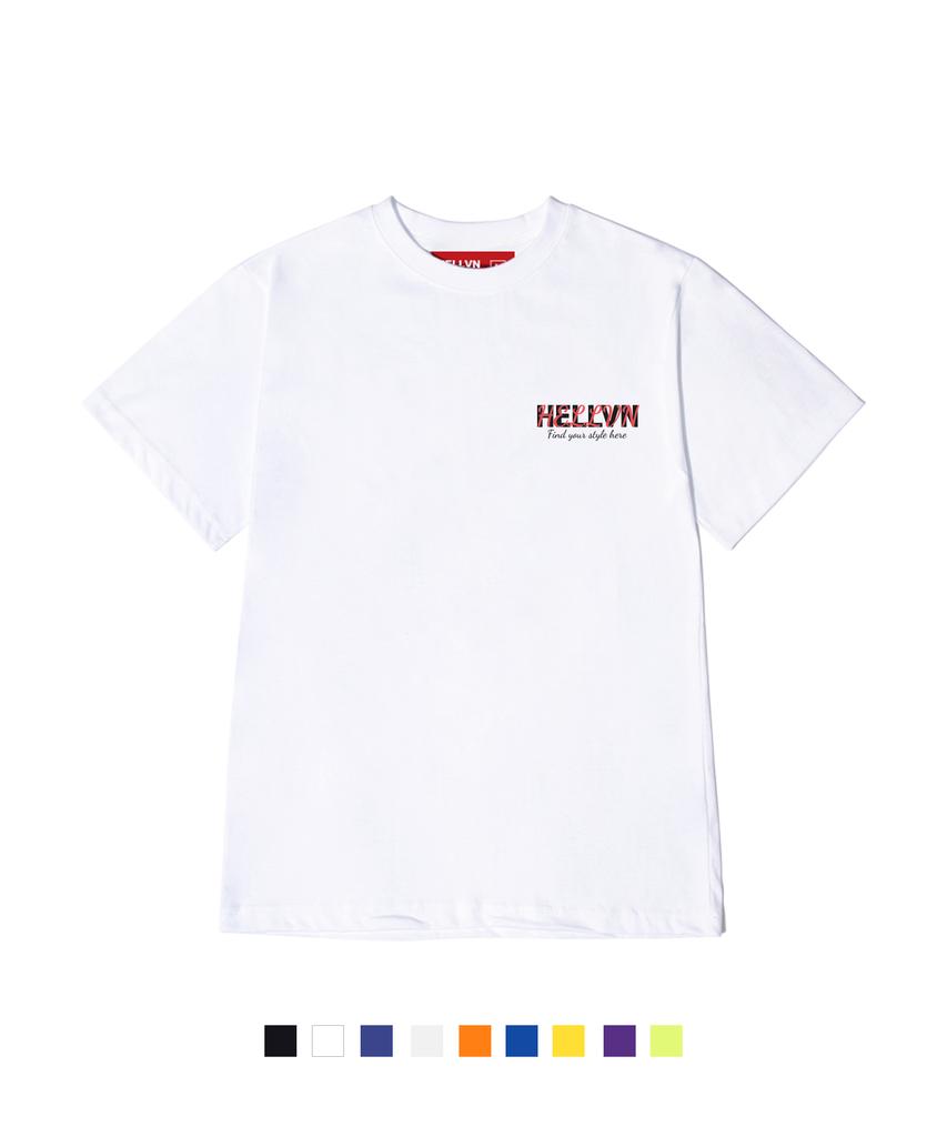 HELLVN H/V Overlap Hellvn Short Sleeve T-Shirt (Gbs2-4Hv020) (A Type)