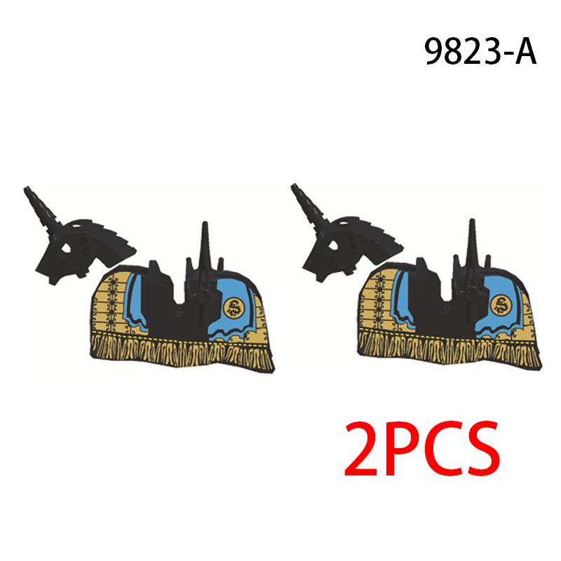 Skeleton Soldier Army King Knight Undead Horse Warrior Bricks Building Block Ringwraith Saddle Roman Soldiers Sword Waffen Toys