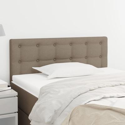 Vidaxl Bed Headboard, Taupe, 90X5X78/88 Cm, Fabric