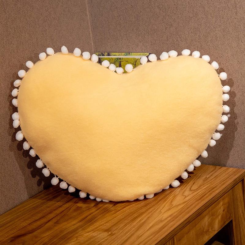 Almohada nórdica con diseño de estrella y viento, diseño de amor y luna para sofá, cojín para silla de noche, respaldo, cojín para niña con forma de corazón en polvo