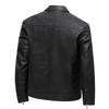 [] Large size leather jacket lapel jacket jacket youth trend autumn and winter new models
